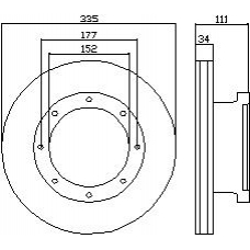 93102400 TEXTAR Тормозной диск