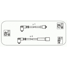 ABS27 JANMOR Комплект проводов зажигания