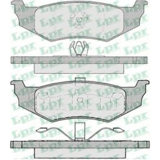 05P894 LPR Комплект тормозных колодок, дисковый тормоз