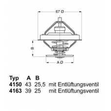 4150.79 WAHLER Термостат, охлаждающая жидкость