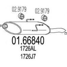 01.66840 MTS Глушитель выхлопных газов конечный