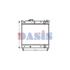 320090N AKS DASIS Радиатор, охлаждение двигателя