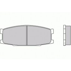 12-0434 E.T.F. Комплект тормозных колодок, дисковый тормоз