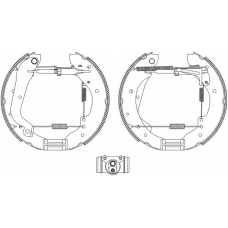 8DB 355 003-601 HELLA PAGID Комплект тормозных колодок