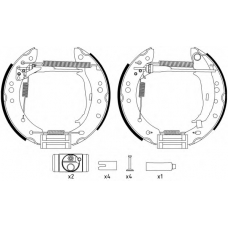 8DB 355 022-931 HELLA Комплект тормозных колодок