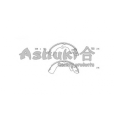 N011-56 ASHUKI Комплект тормозных колодок