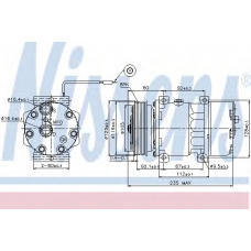 89125 NISSENS Компрессор, кондиционер