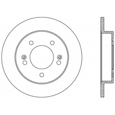 BDA2569.10 OPEN PARTS Тормозной диск