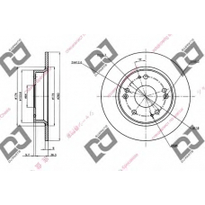 BD1348 DJ PARTS Тормозной диск