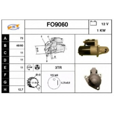 FO9060 SNRA Стартер