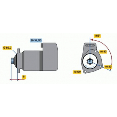 0 001 416 069 BOSCH Стартер