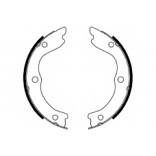 S806 SIMER Комплект тормозных колодок