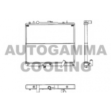 103999 AUTOGAMMA Радиатор, охлаждение двигателя