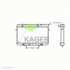 31-0773 KAGER Радиатор, охлаждение двигателя