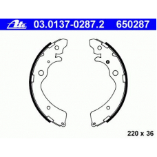03.0137-0287.2 ATE Комплект тормозных колодок