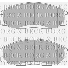 BBP1789 BORG & BECK Комплект тормозных колодок, дисковый тормоз