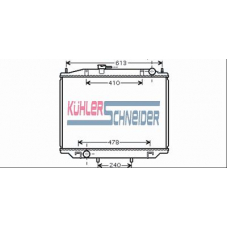 1622901 KUHLER SCHNEIDER Радиатор, охлаждение двигател