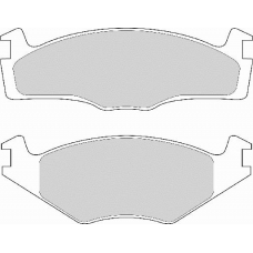 FD4151A NECTO Комплект тормозных колодок, дисковый тормоз