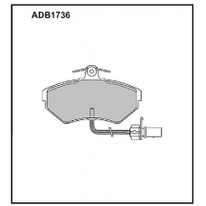 ADB1736 Allied Nippon Тормозные колодки