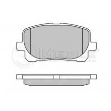 025 238 3617 MEYLE Комплект тормозных колодок, дисковый тормоз