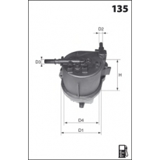 G73 MECAFILTER Топливный фильтр