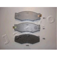 50195 JAPKO Комплект тормозных колодок, дисковый тормоз