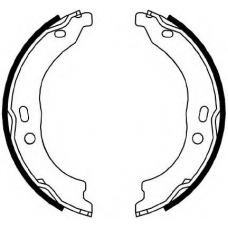 BS1184 QUINTON HAZELL Комплект тормозных колодок, стояночная тормозная с