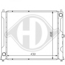 8111136 DIEDERICHS Радиатор, охлаждение двигателя