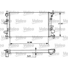 730857 VALEO Радиатор, охлаждение двигателя