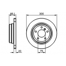 0 986 479 263 BOSCH Тормозной диск