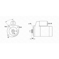 943251572010 MAGNETI MARELLI Стартер