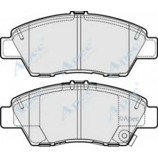 PAD1675 APEC Комплект тормозных колодок, дисковый тормоз