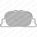 LP1740 DELPHI Комплект тормозных колодок, дисковый тормоз