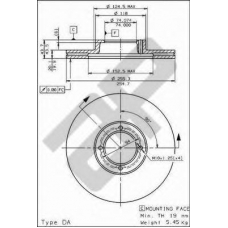 24421 AP Тормозной диск