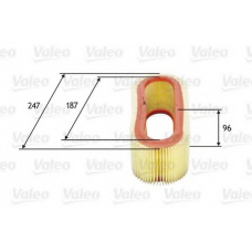 585643 VALEO Воздушный фильтр