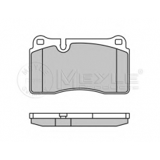 025 240 9817 MEYLE Комплект тормозных колодок, дисковый тормоз