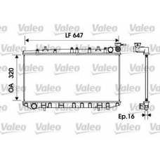 734151 VALEO Радиатор, охлаждение двигателя