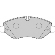 FD7328V NECTO Комплект тормозных колодок, дисковый тормоз
