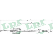 C0159C LPR Трос, управление сцеплением