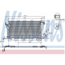 94321 NISSENS Конденсатор, кондиционер