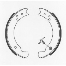 BS511 QUINTON HAZELL Комплект тормозных колодок