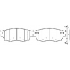 FP1156 FIT Комплект тормозных колодок, дисковый тормоз