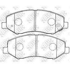 PN2317 NiBK Комплект тормозных колодок, дисковый тормоз