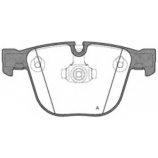 BPA0892.00 OPEN PARTS Комплект тормозных колодок, дисковый тормоз