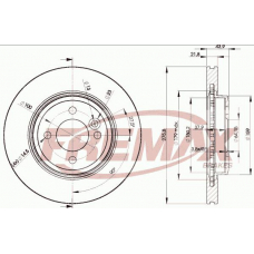 BD-2891-50 FREMAX Тормозной диск