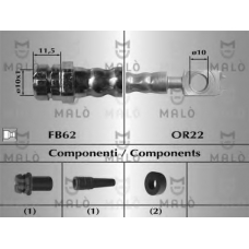 81011 Malo Тормозной шланг