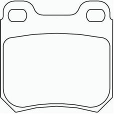 T1016 PAGID Комплект тормозных колодок, дисковый тормоз