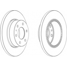 FCR316A FERODO Тормозной диск