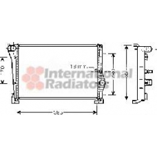 73002088 VAN WEZEL Радиатор, охлаждение двигателя