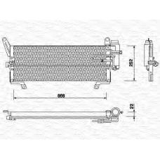 350203112000 MAGNETI MARELLI Конденсатор, кондиционер